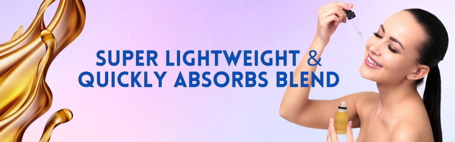 3. Super Lightweight & Quickly Absorb Blend